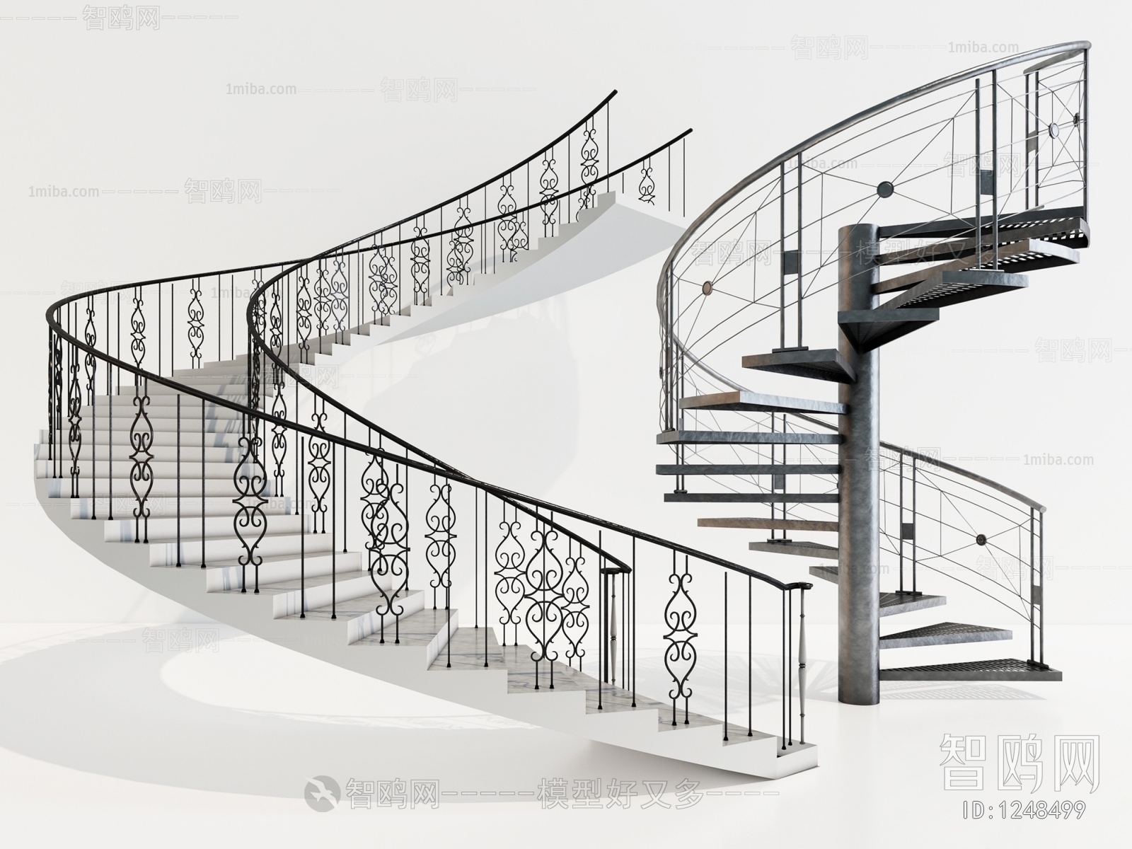 Modern Stair Balustrade/elevator