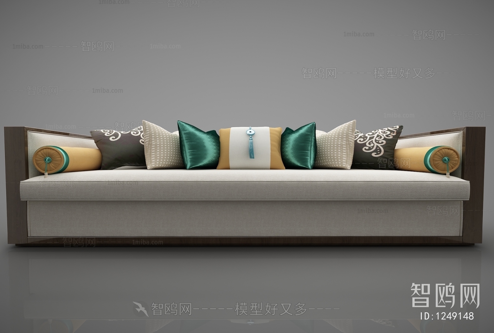 New Chinese Style Multi Person Sofa