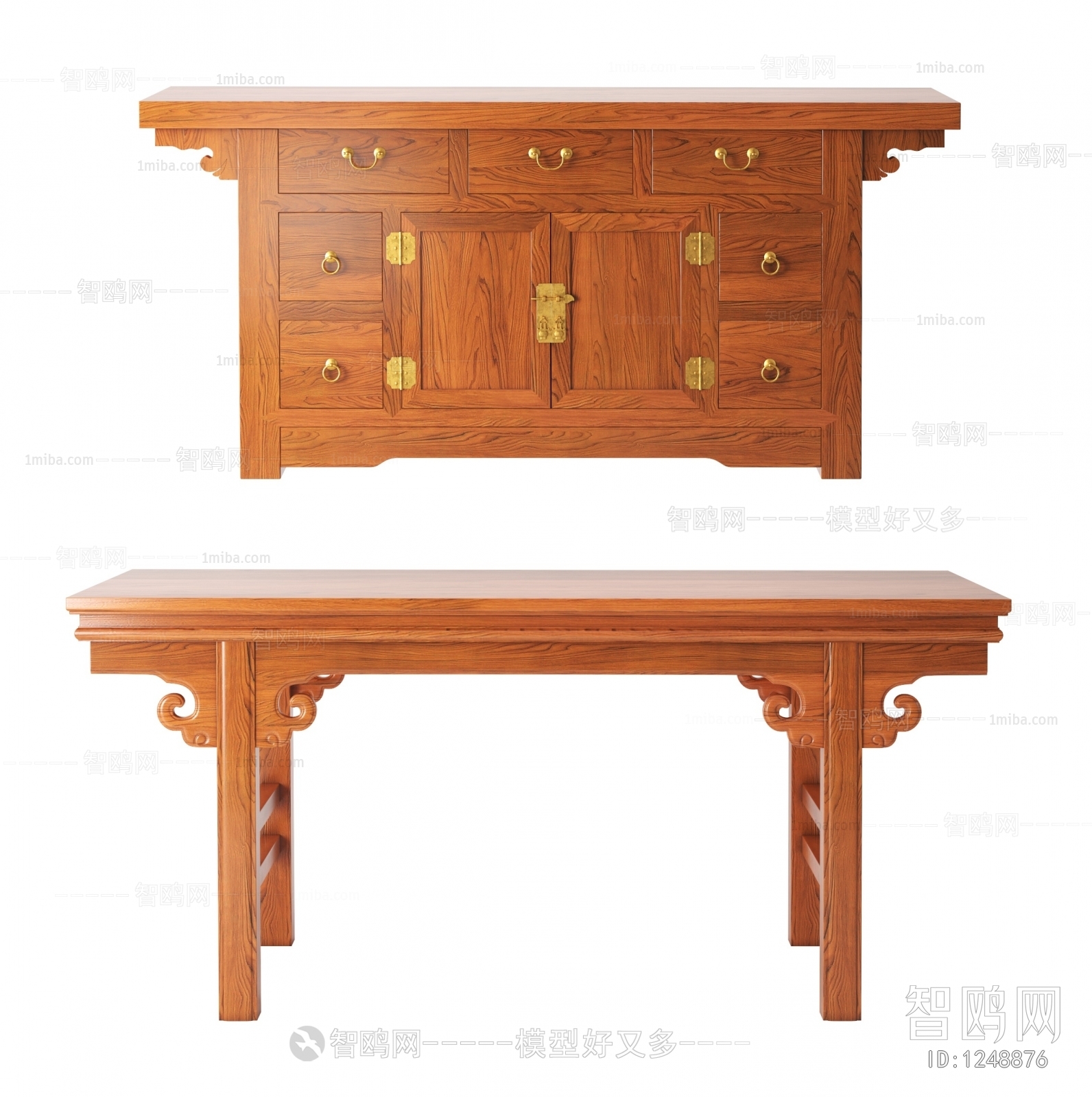 中式装饰柜