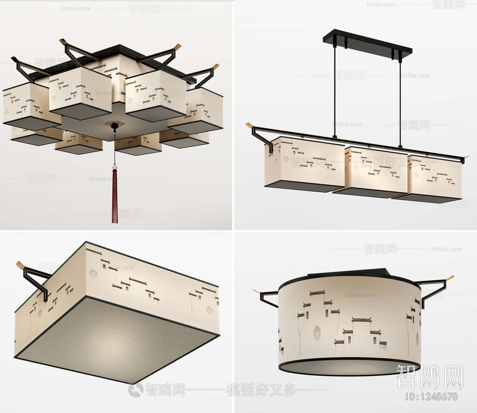 New Chinese Style Ceiling Ceiling Lamp