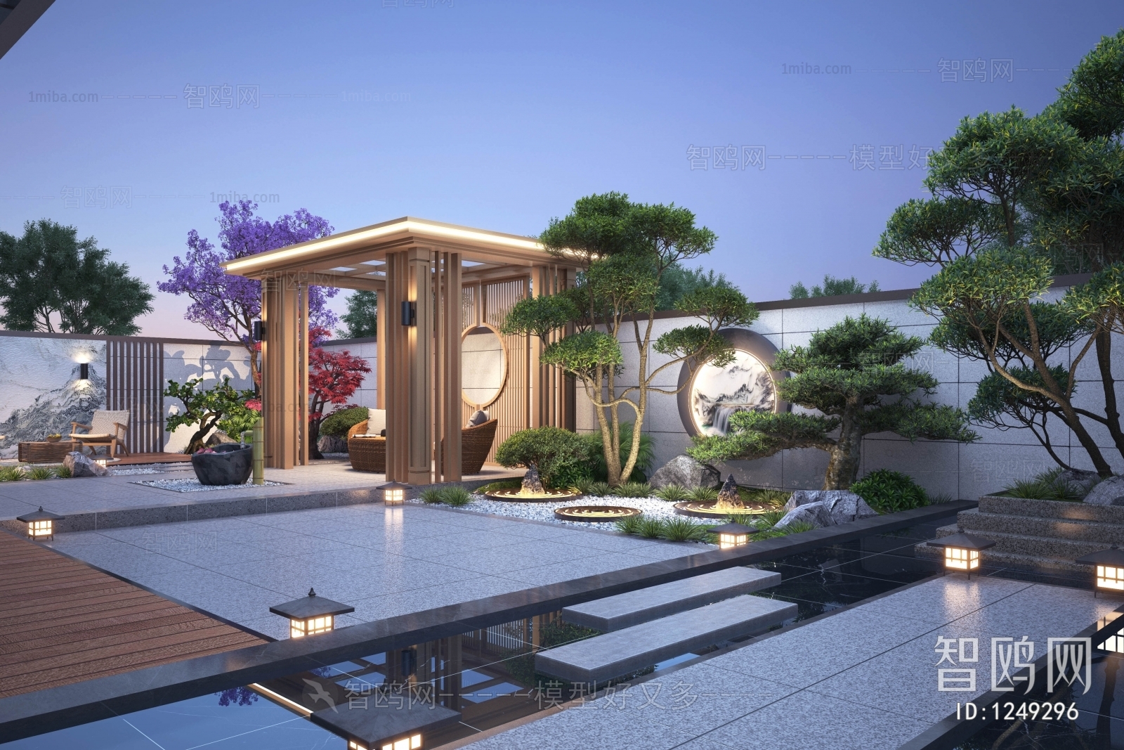 New Chinese Style Courtyard/landscape