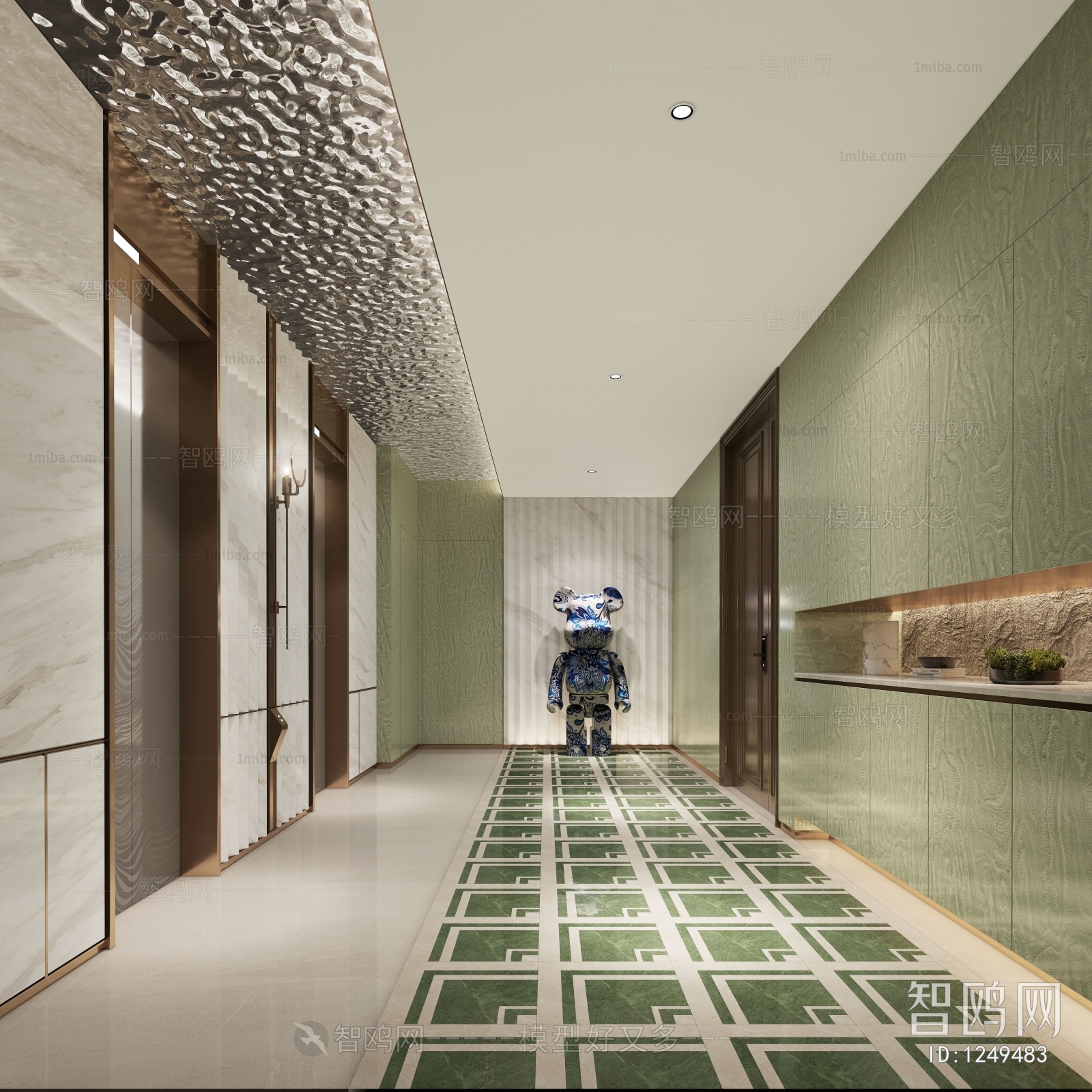 Modern Corridor/elevator Hall