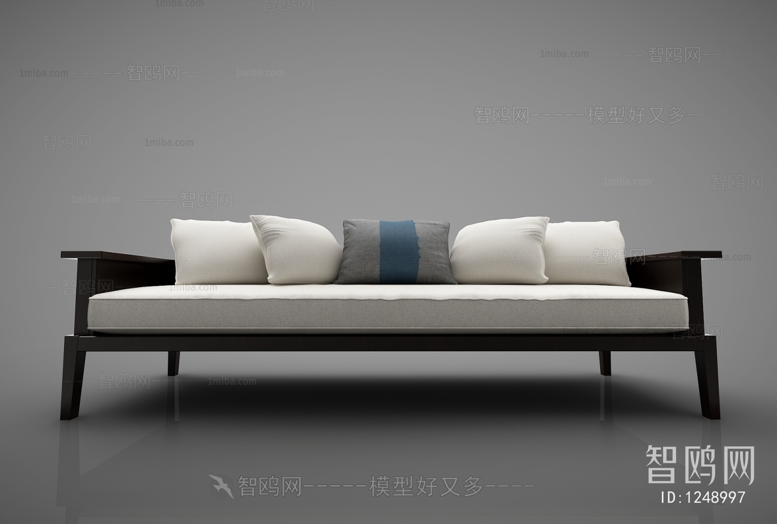 New Chinese Style Multi Person Sofa