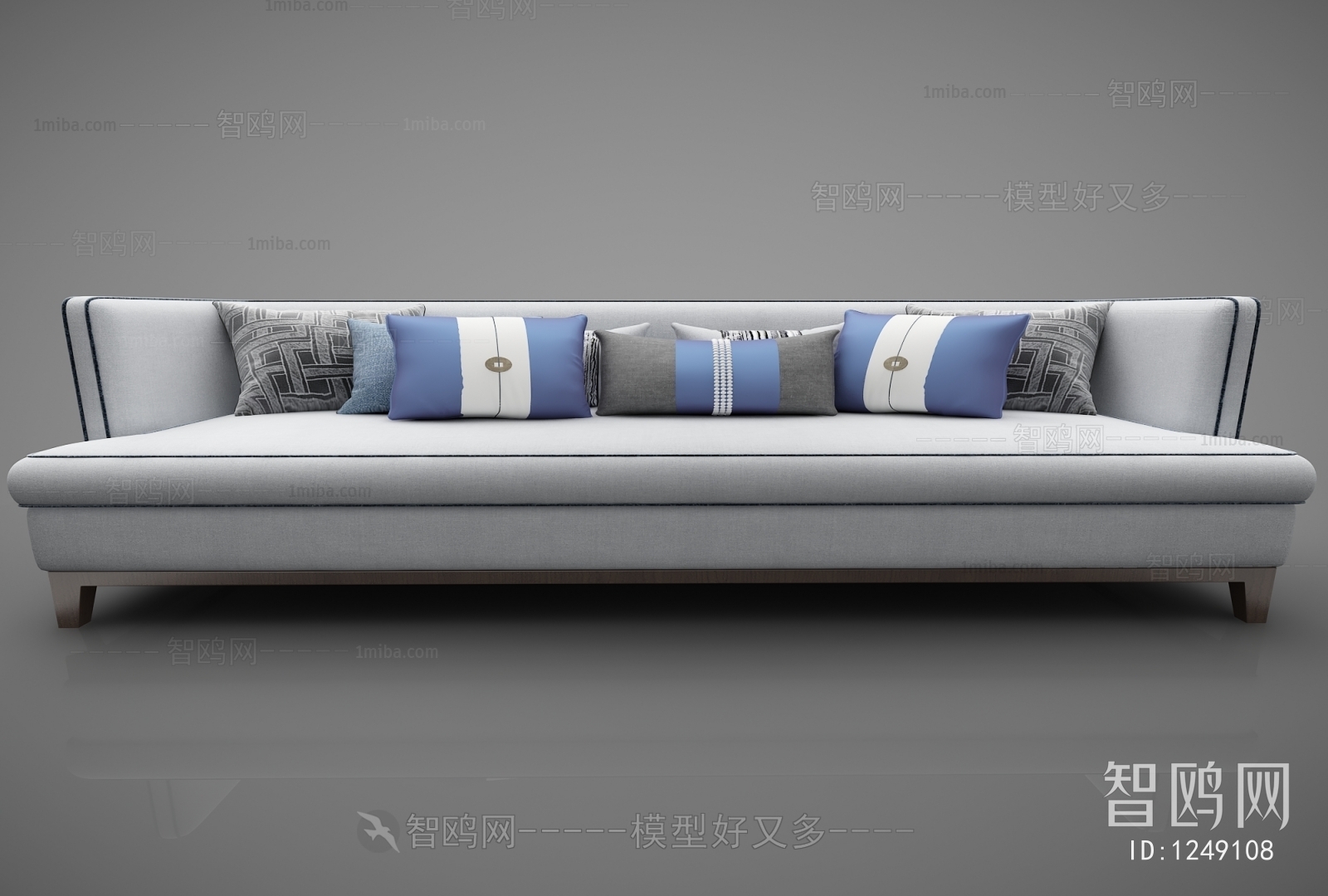 New Chinese Style Multi Person Sofa