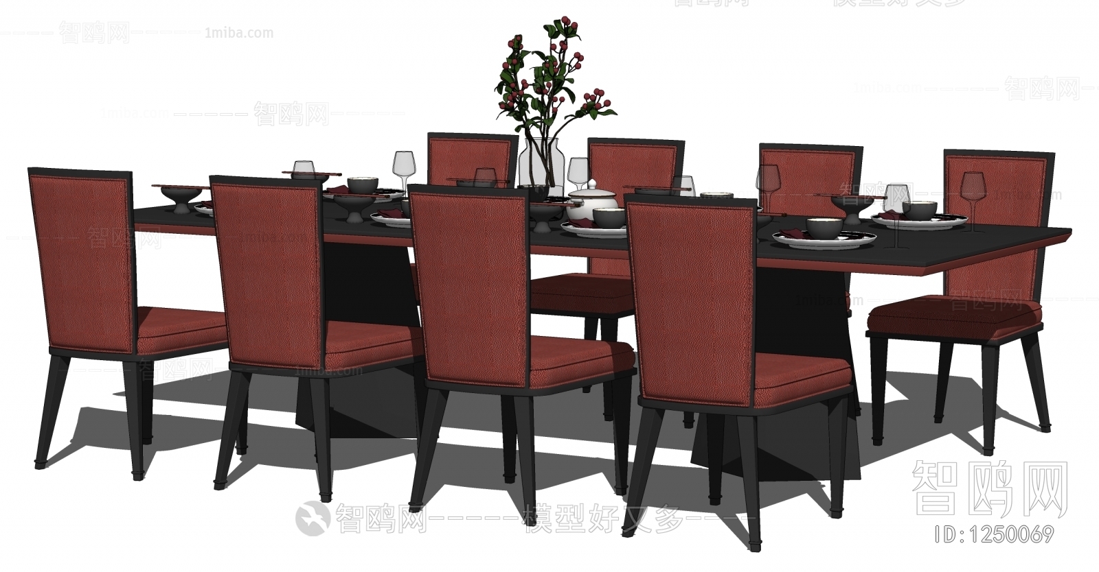 New Chinese Style Dining Table And Chairs