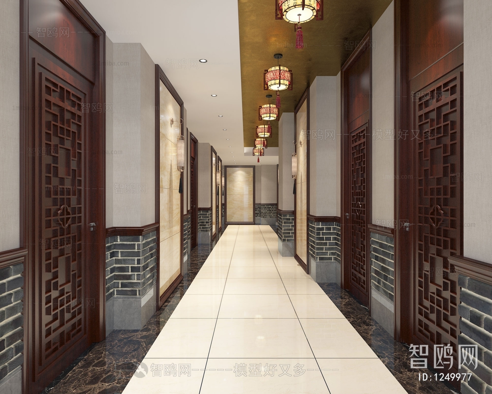 New Chinese Style Medical Space And Cultural Space