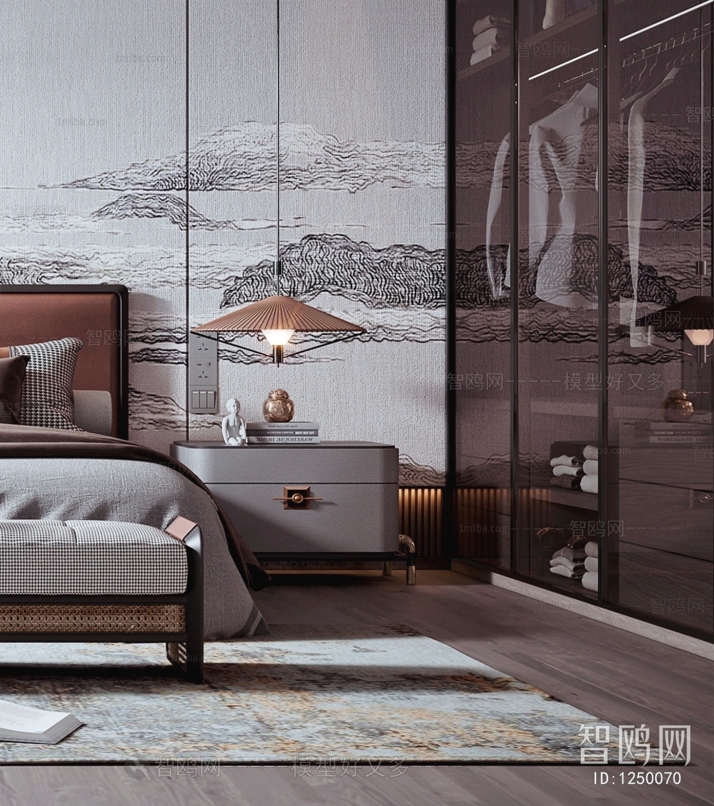 New Chinese Style Bedroom