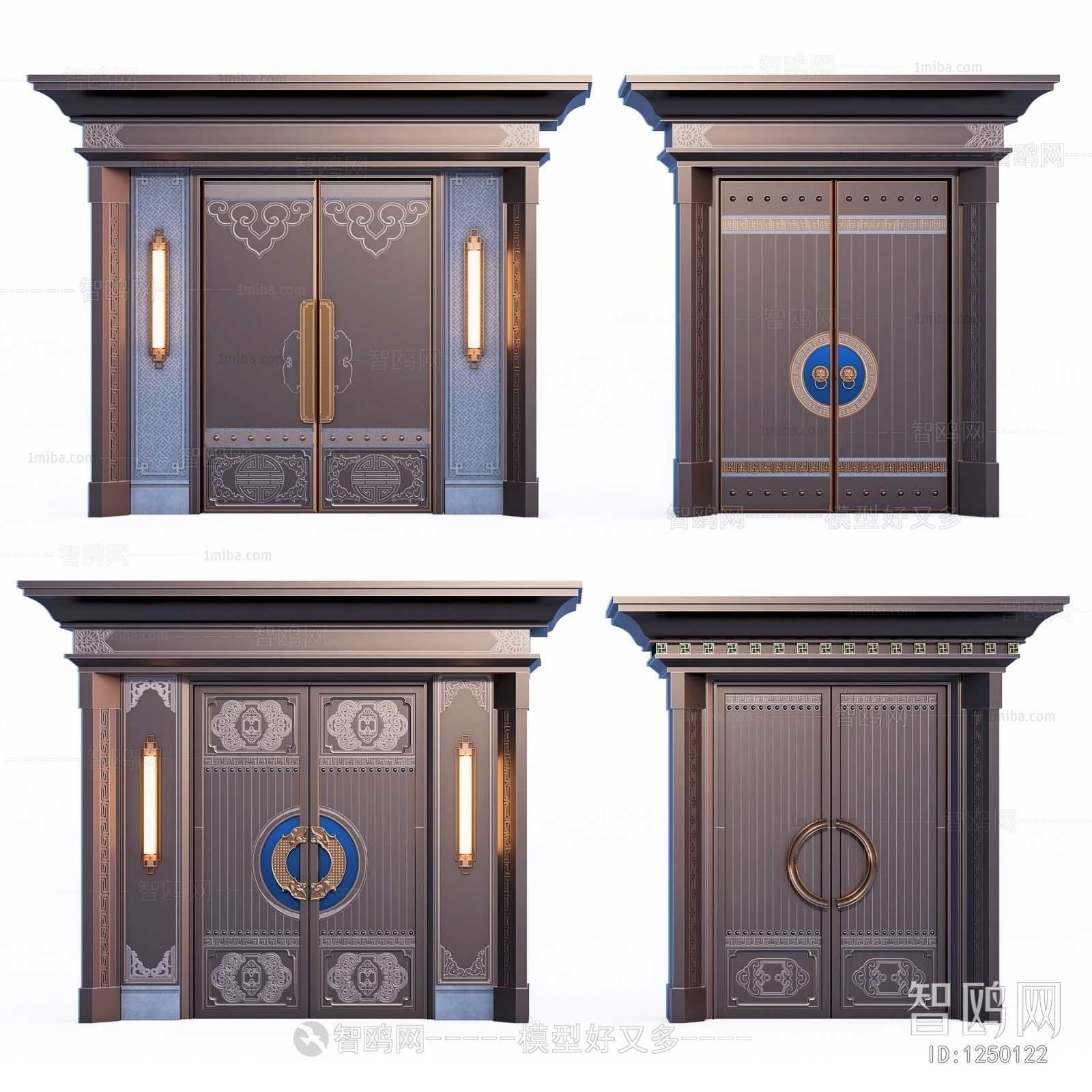 New Chinese Style Entrance Door