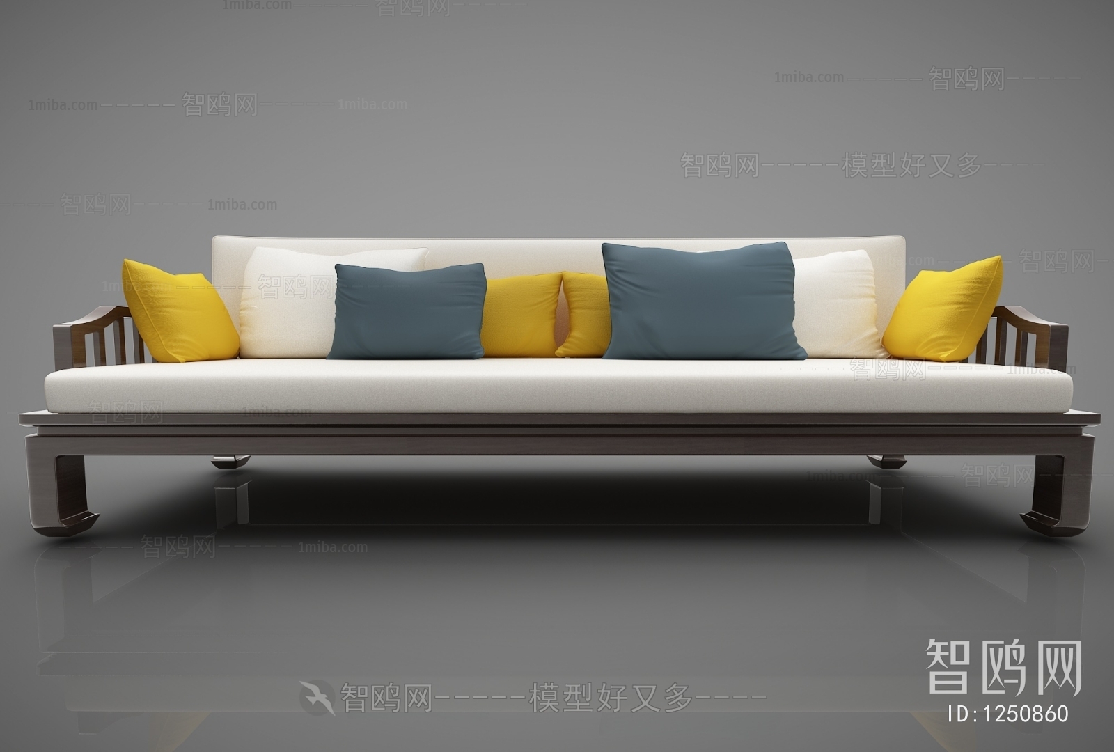 New Chinese Style A Sofa For Two