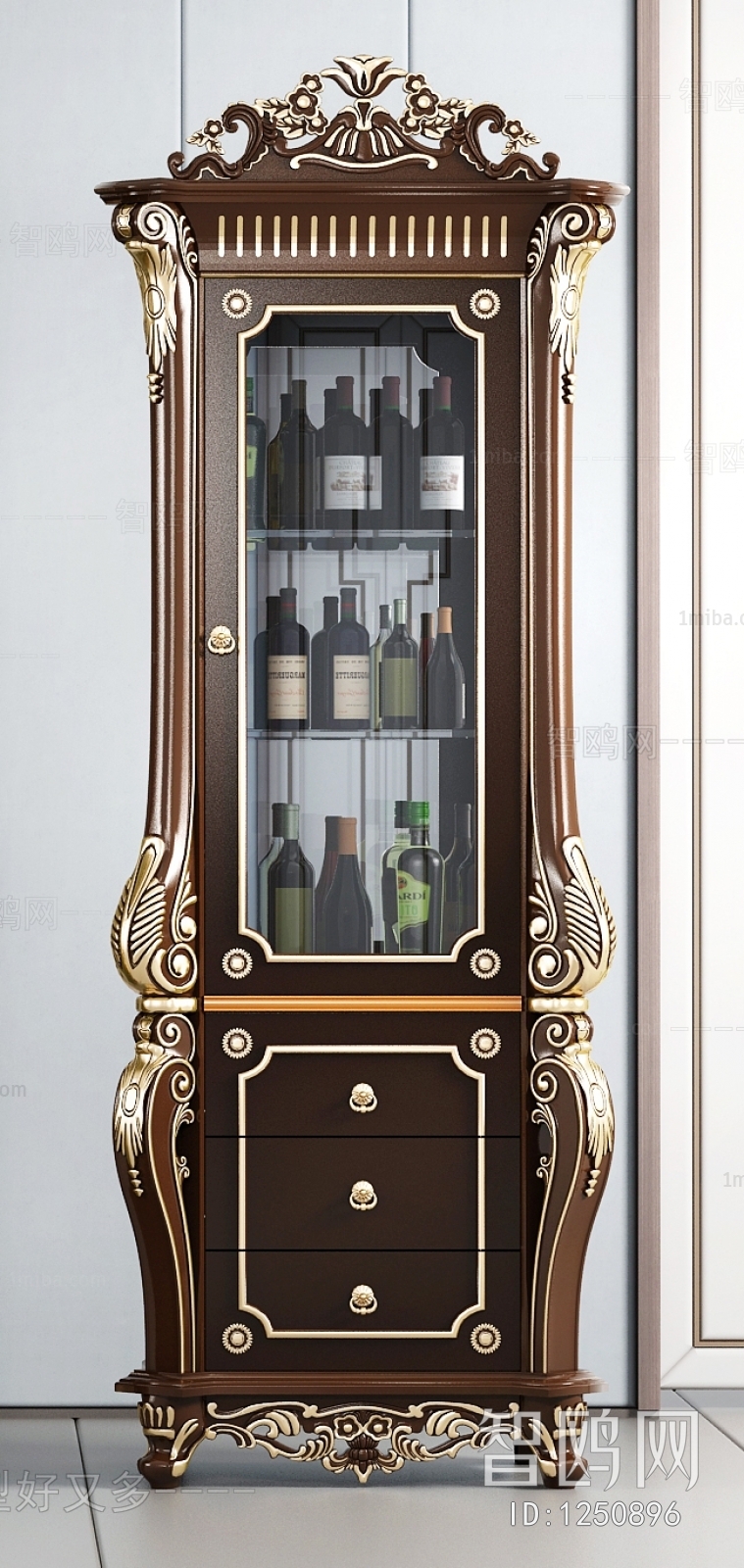 Classical Style Wine Cabinet