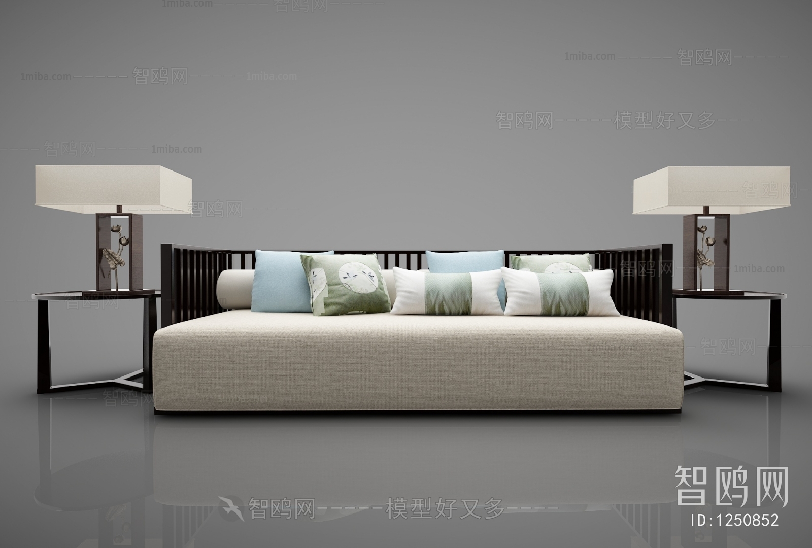 New Chinese Style A Sofa For Two