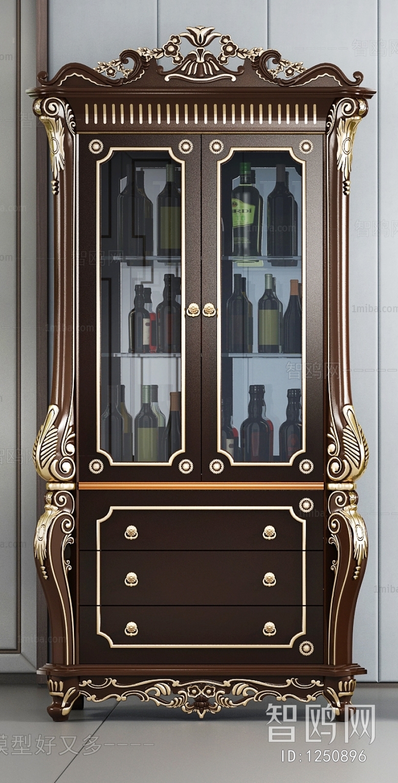 Classical Style Wine Cabinet