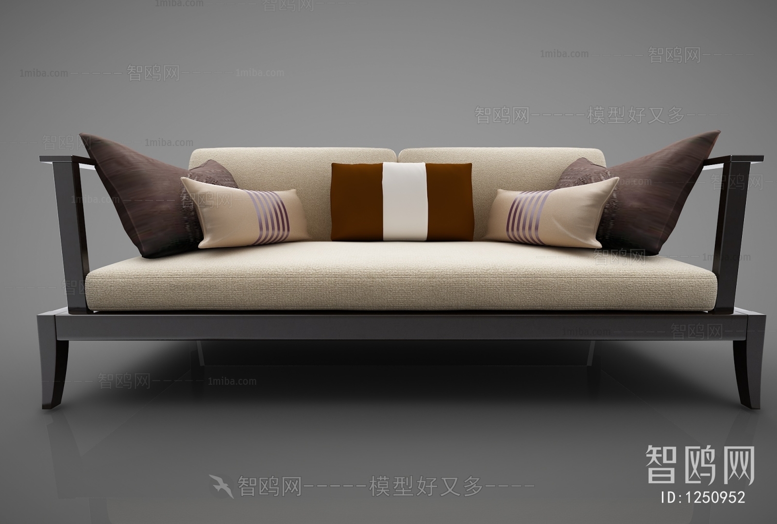 New Chinese Style Multi Person Sofa