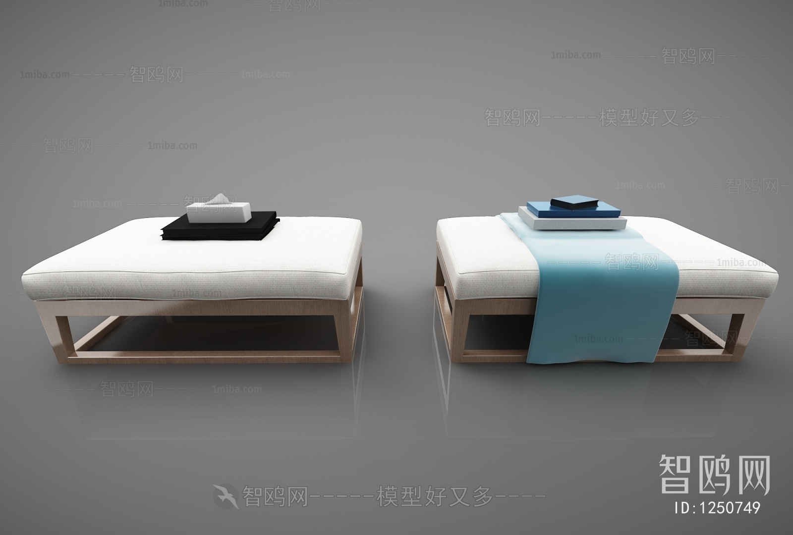 New Chinese Style Sofa Stool