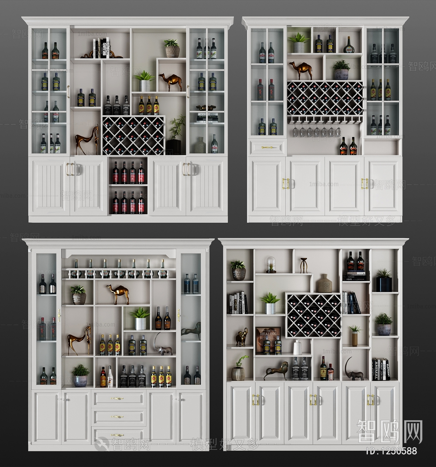 European Style Wine Cabinet