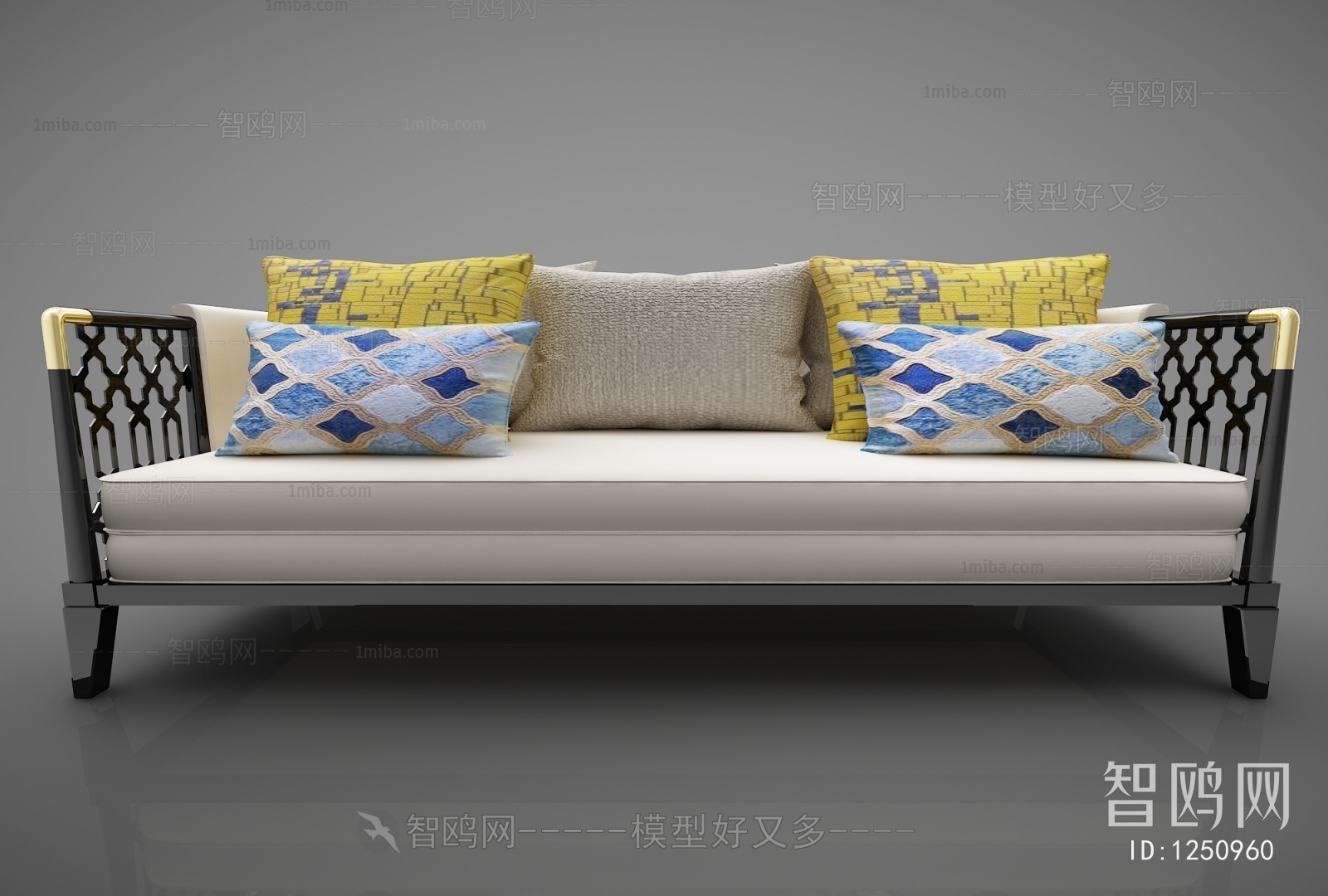 New Chinese Style A Sofa For Two