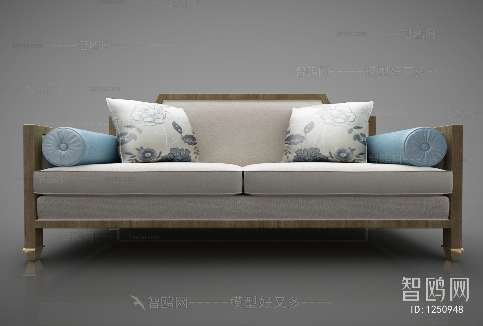 New Chinese Style A Sofa For Two