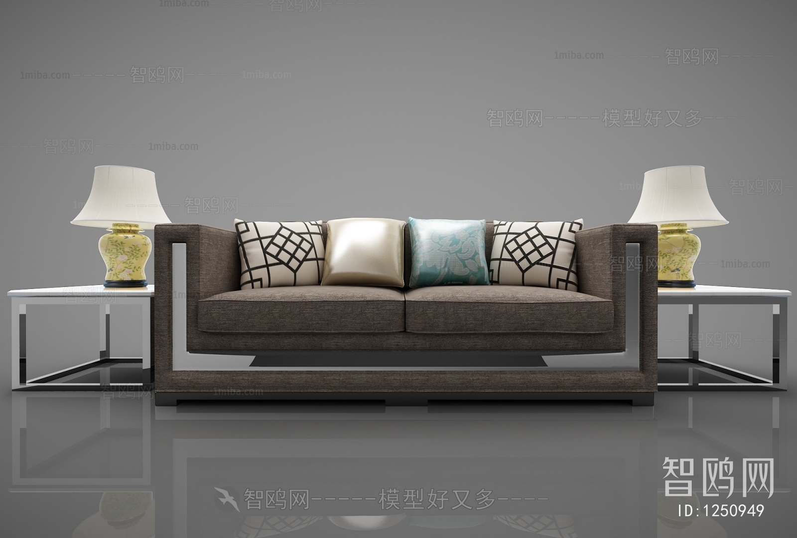 New Chinese Style A Sofa For Two