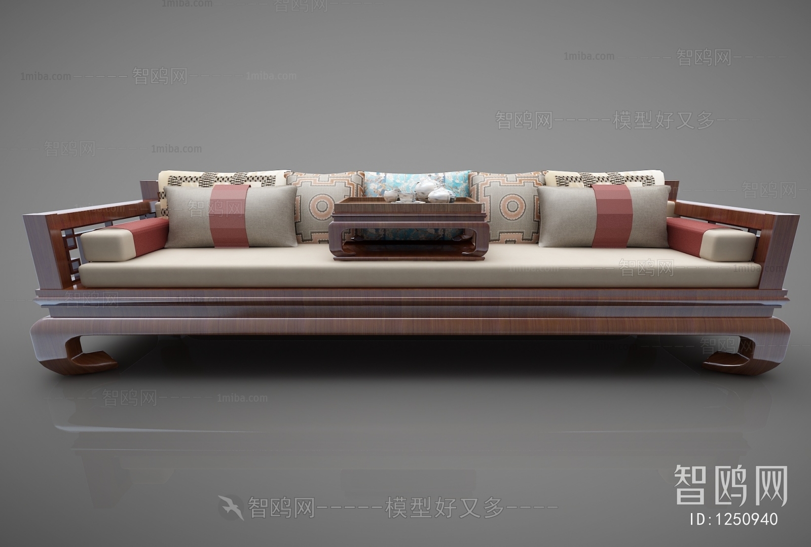 New Chinese Style A Sofa For Two