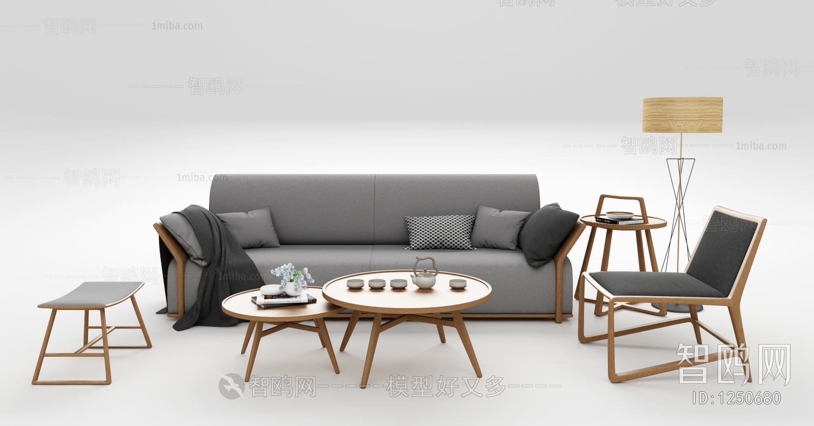 New Chinese Style Sofa Combination