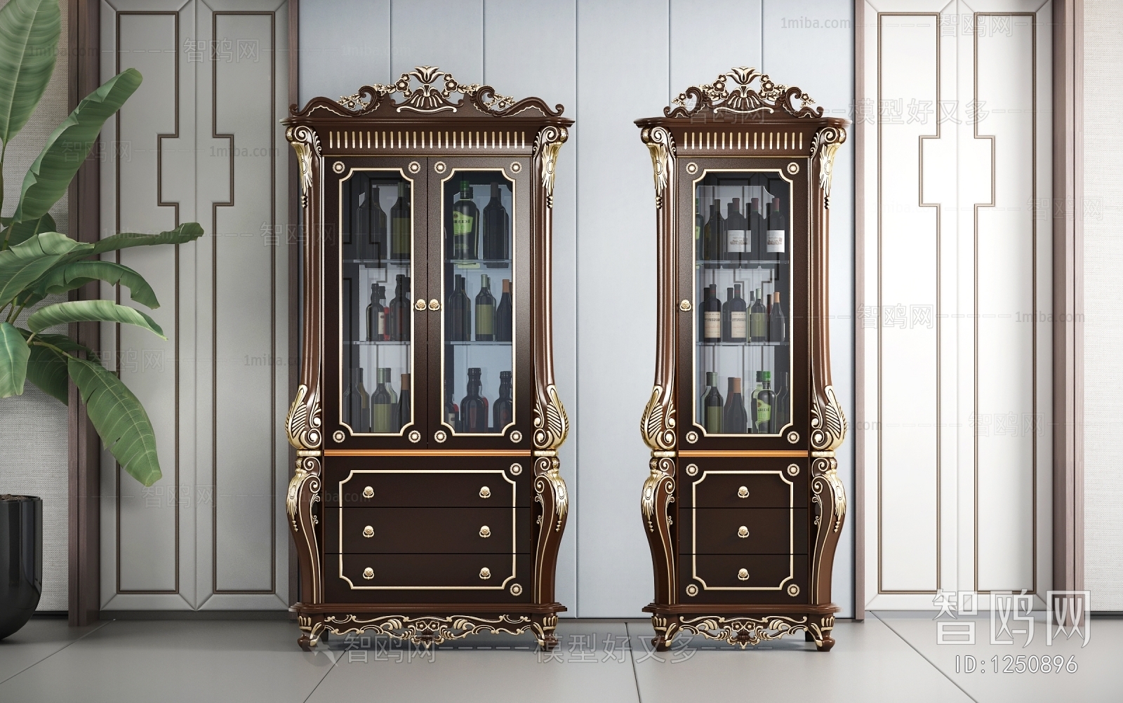 Classical Style Wine Cabinet