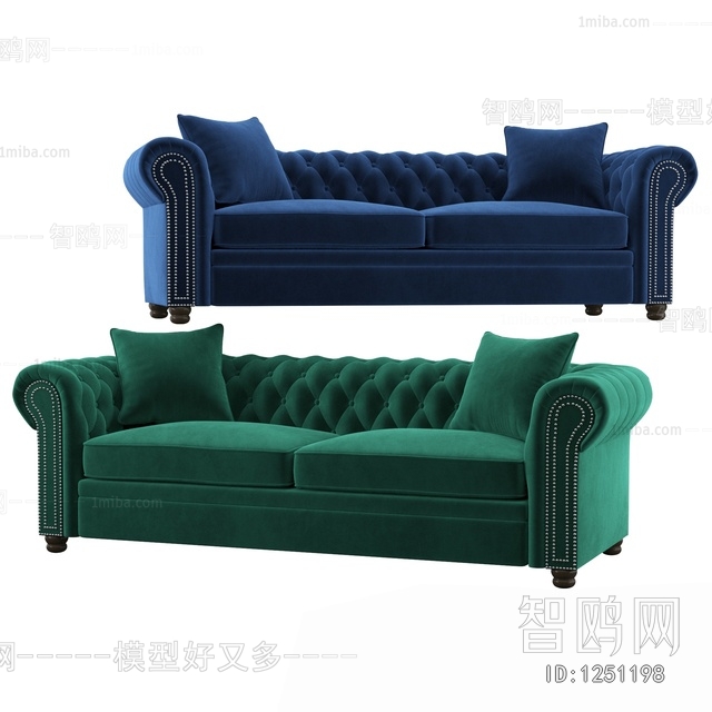 American Style A Sofa For Two