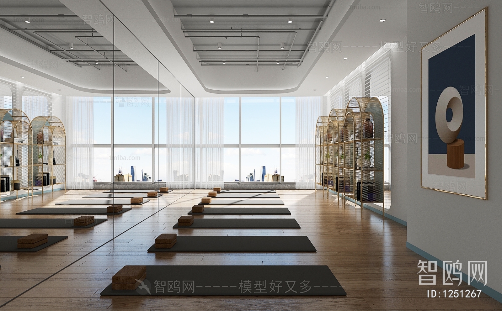 Modern Yoga Room