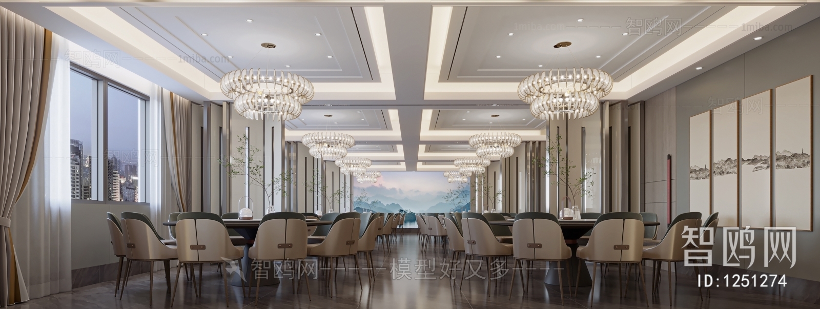 New Chinese Style Banquet Hall