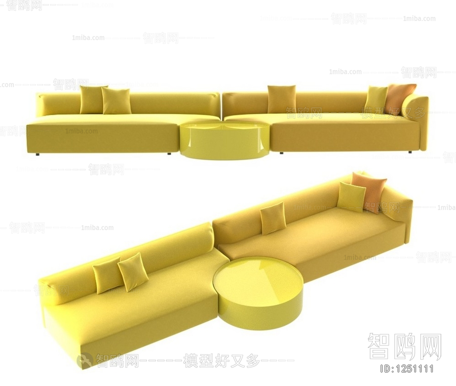 Modern Multi Person Sofa