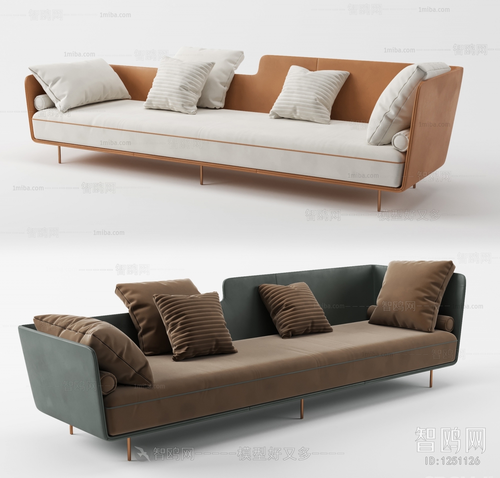 Modern Multi Person Sofa