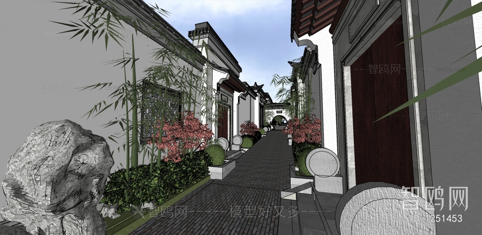 Chinese Style Villa Appearance