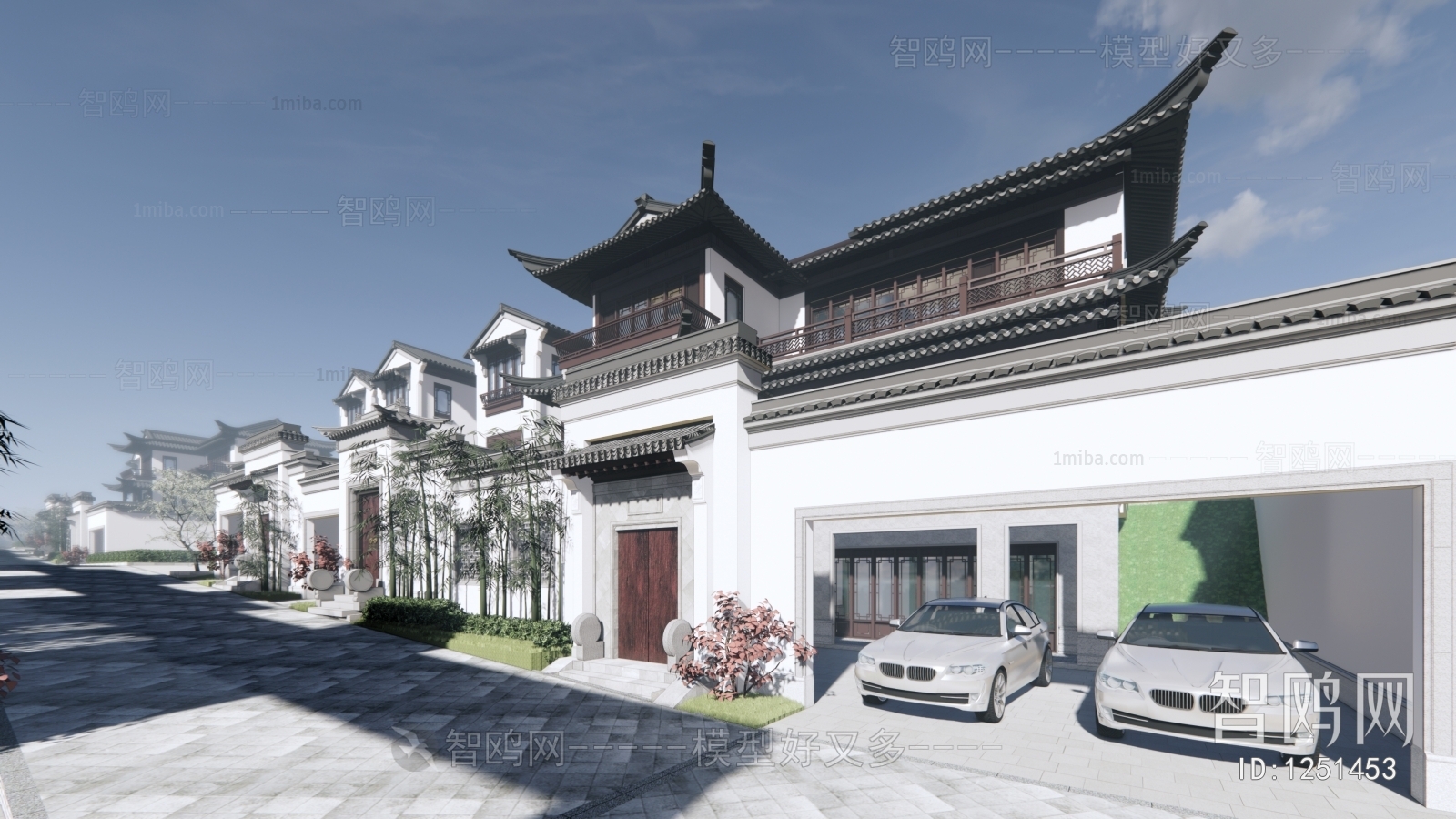 Chinese Style Villa Appearance