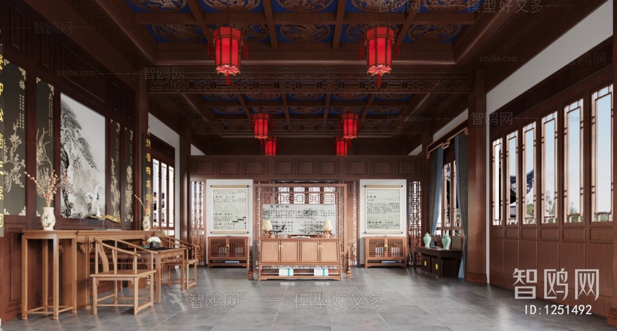 Chinese Style Exhibition Hall