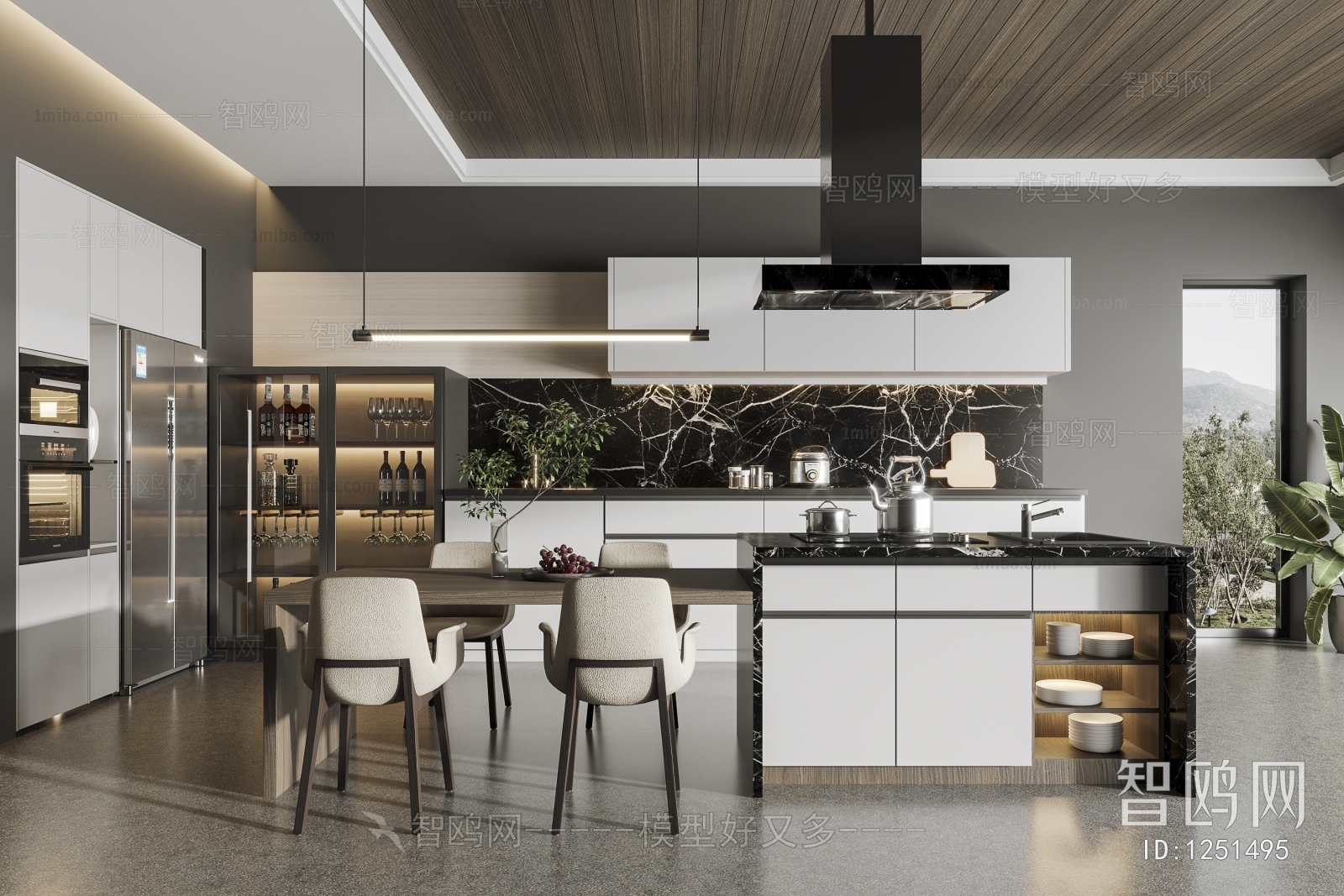 Modern Open Kitchen