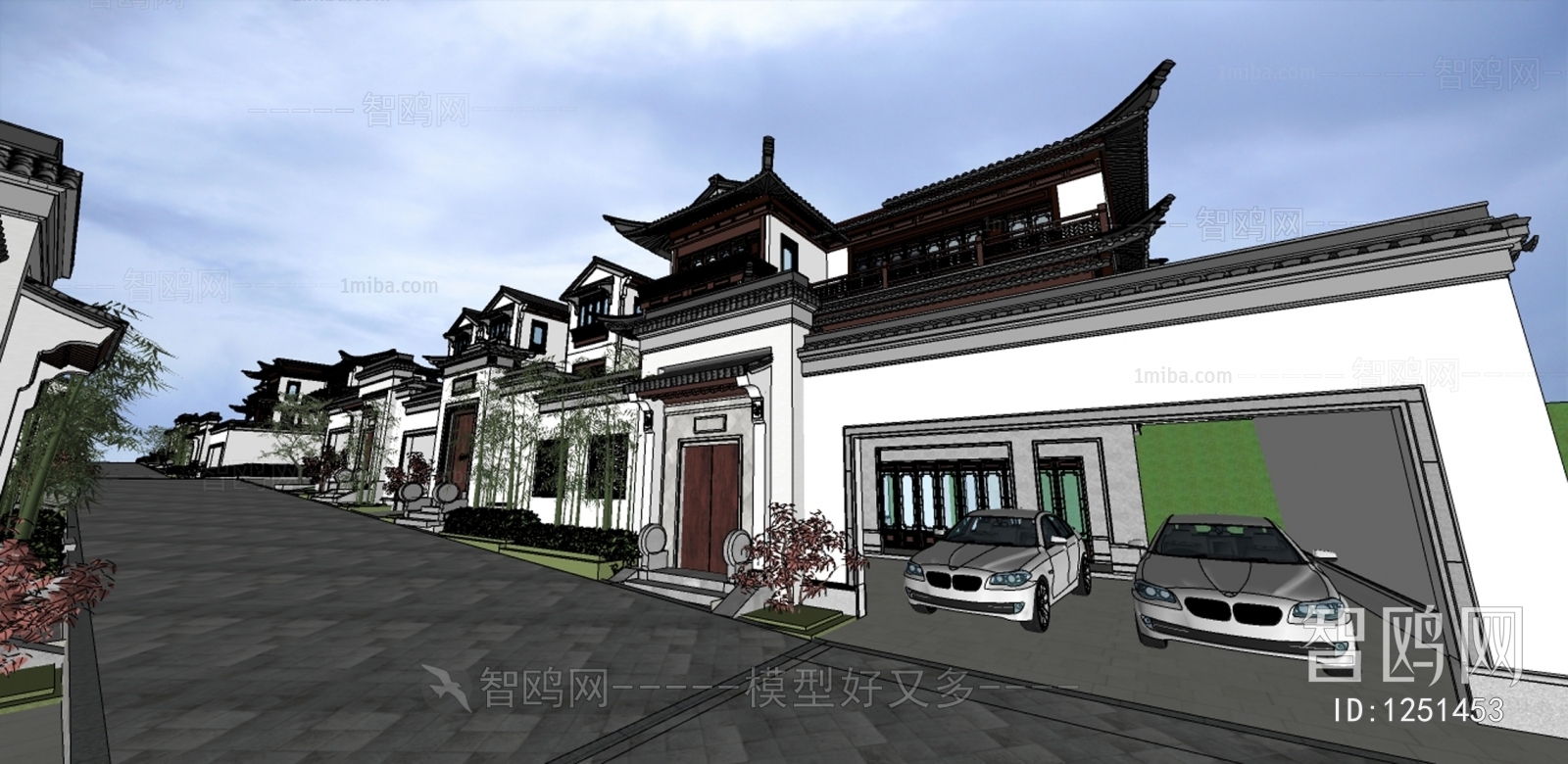 Chinese Style Villa Appearance