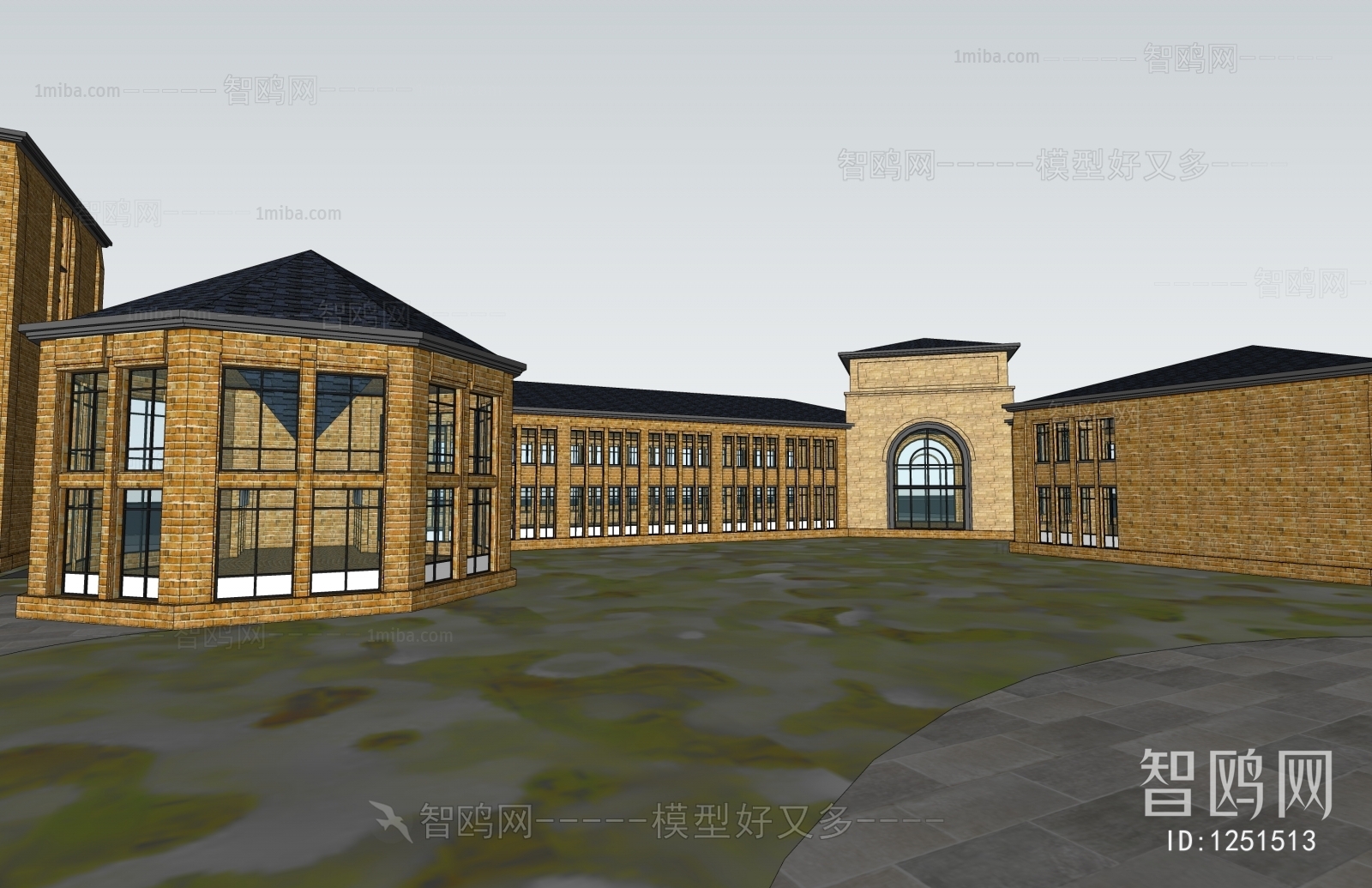 New Classical Style Building Appearance