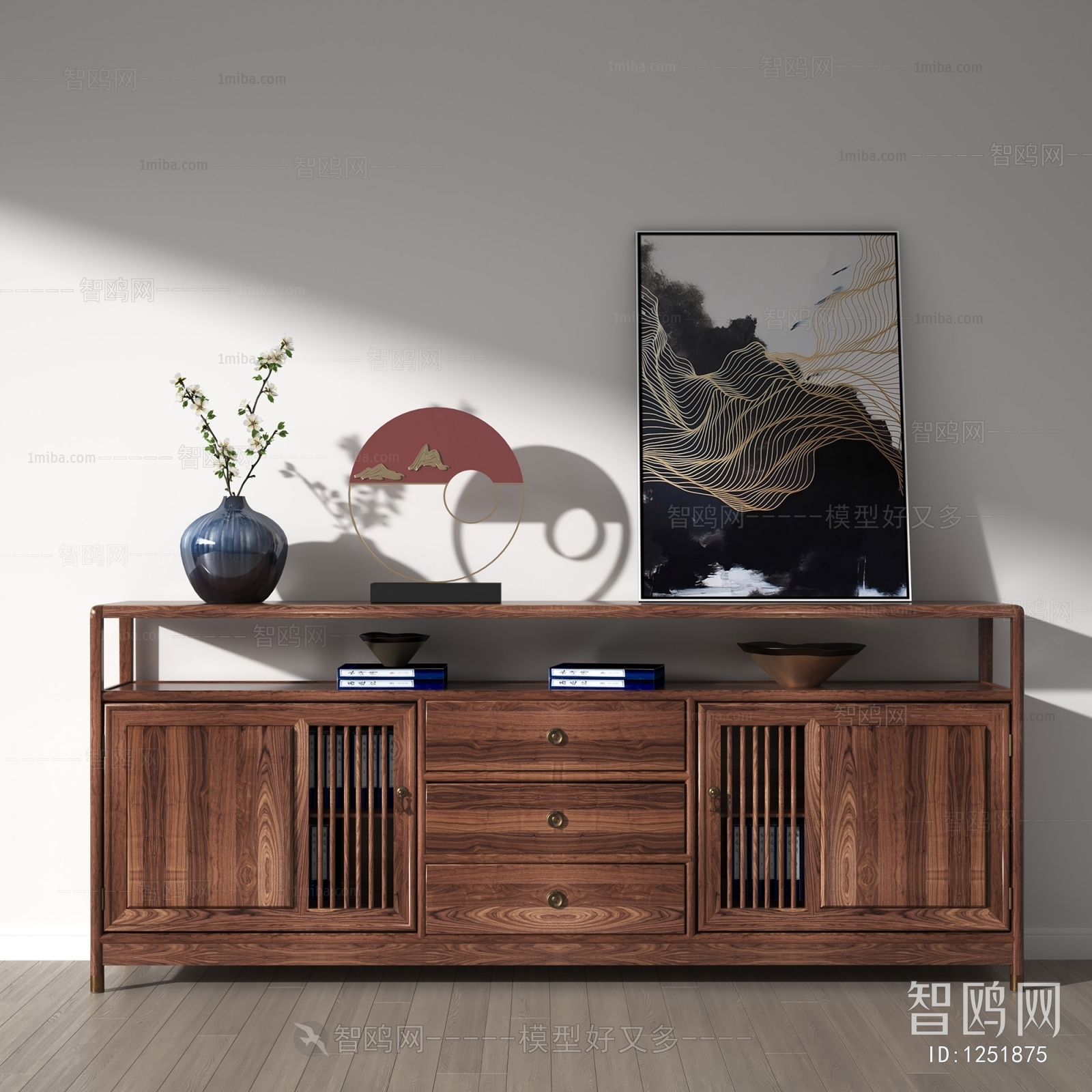 New Chinese Style TV Cabinet