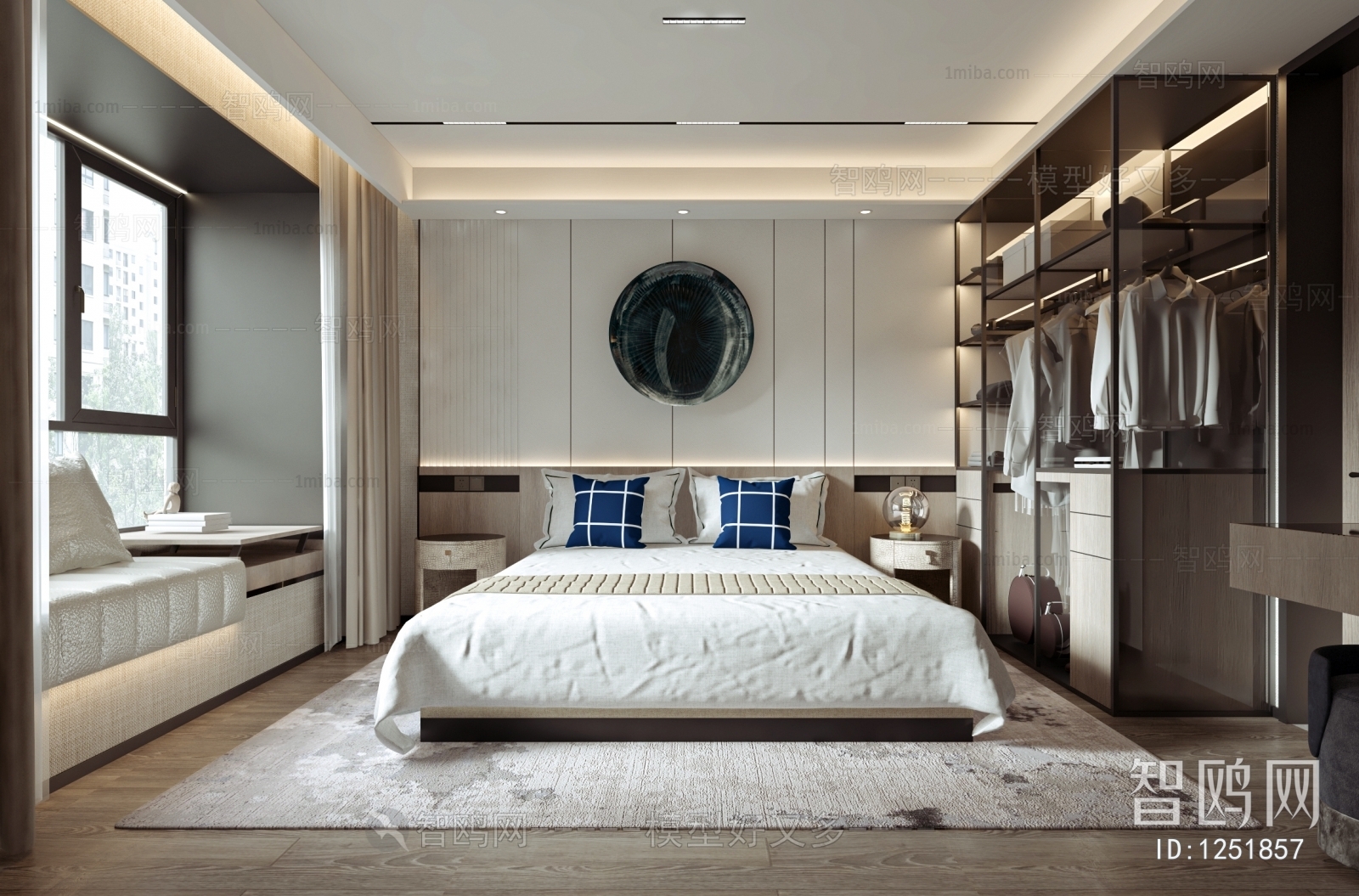 New Chinese Style Bedroom