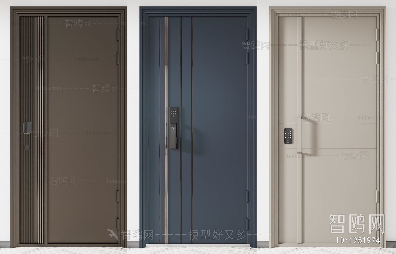 Modern Single Door