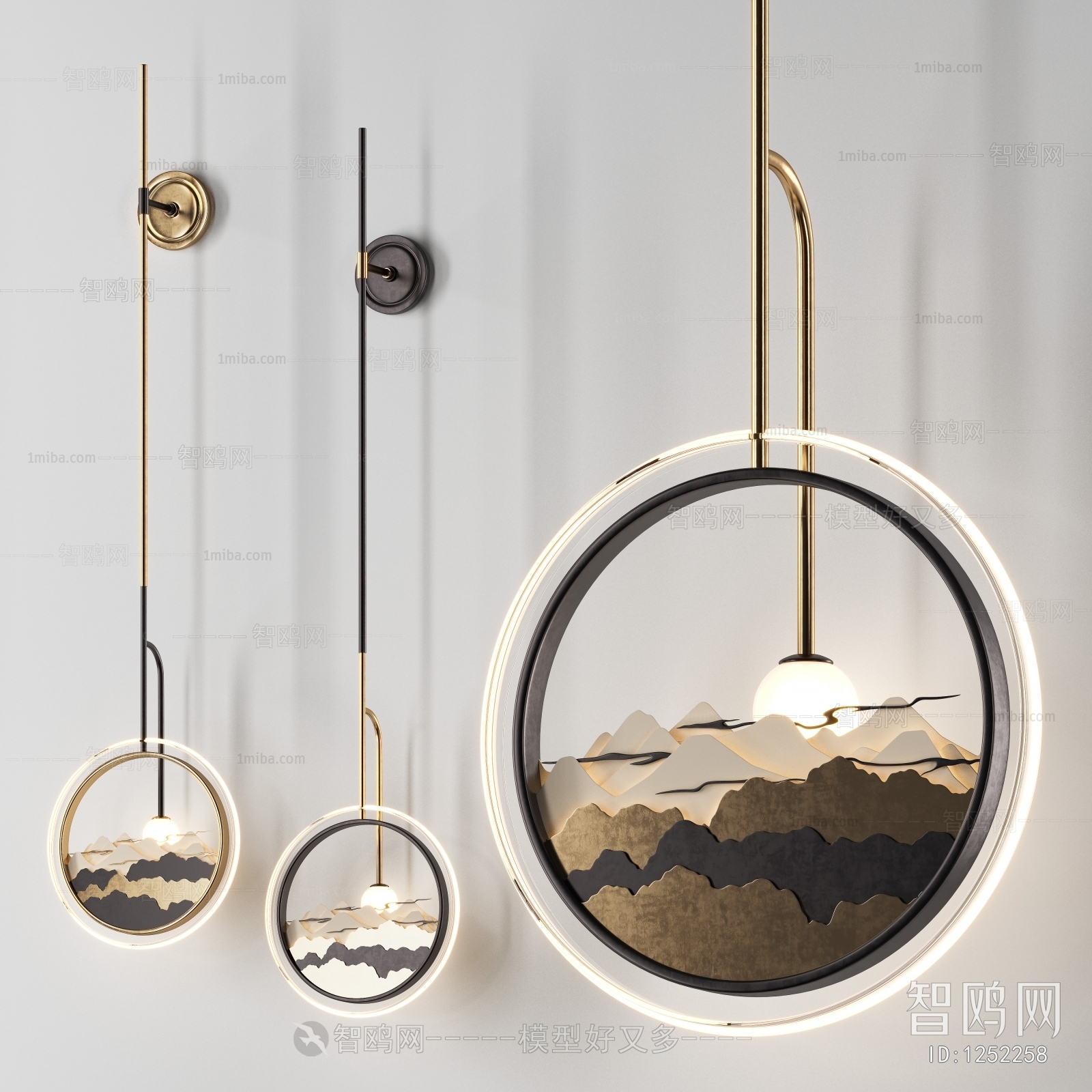 New Chinese Style Wall Lamp