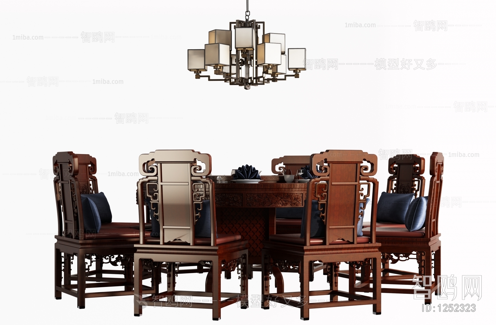 Chinese Style Dining Table And Chairs