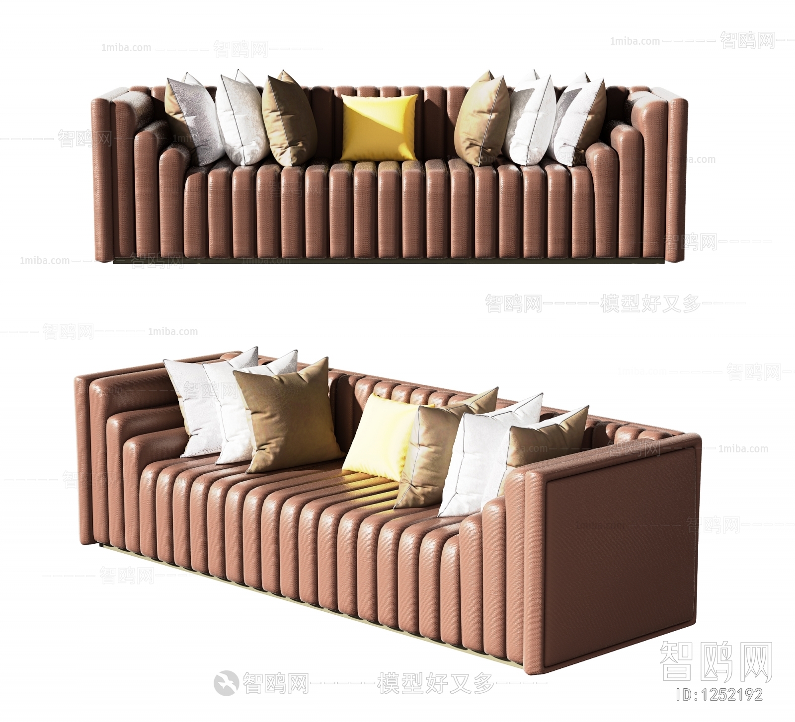 Modern Multi Person Sofa