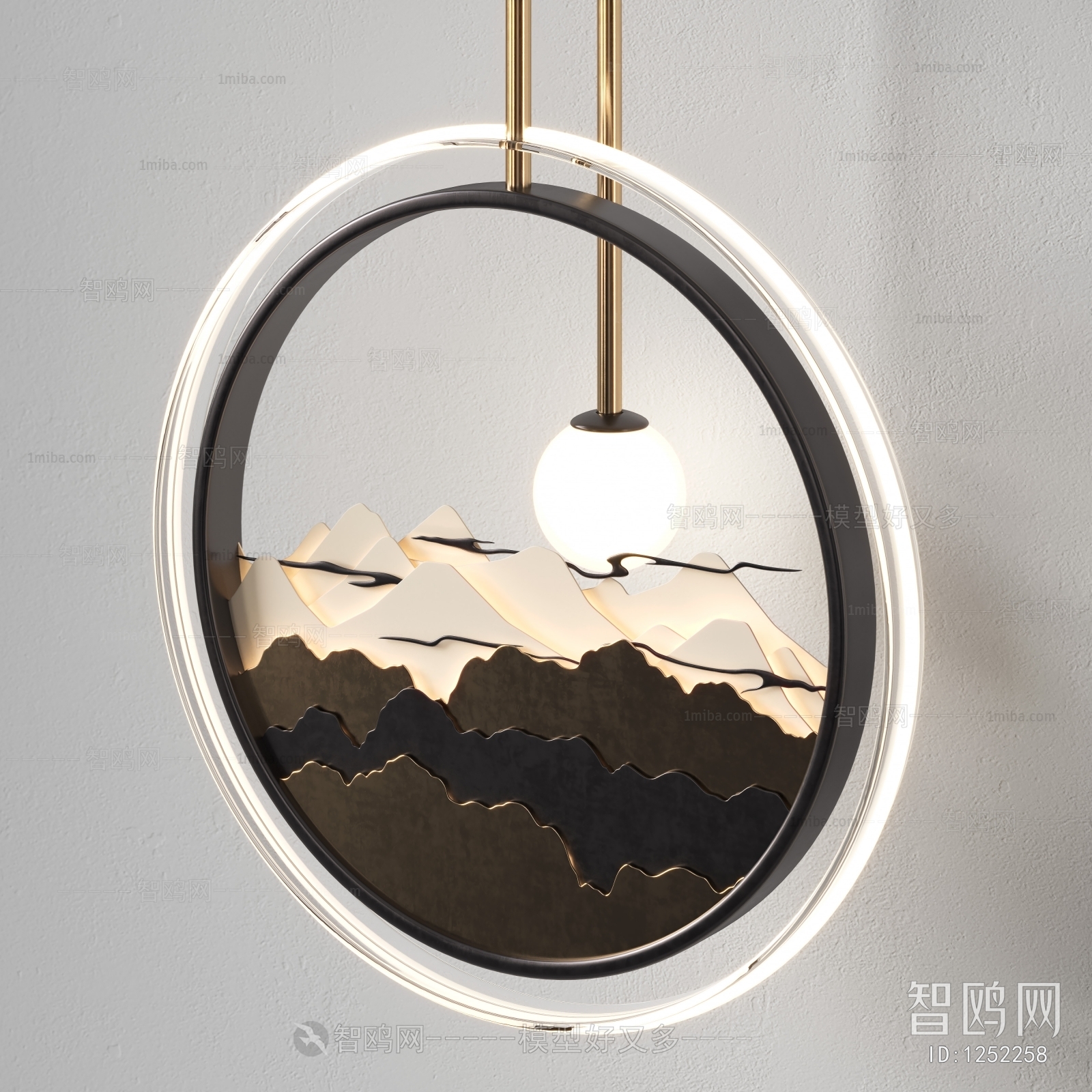 New Chinese Style Wall Lamp