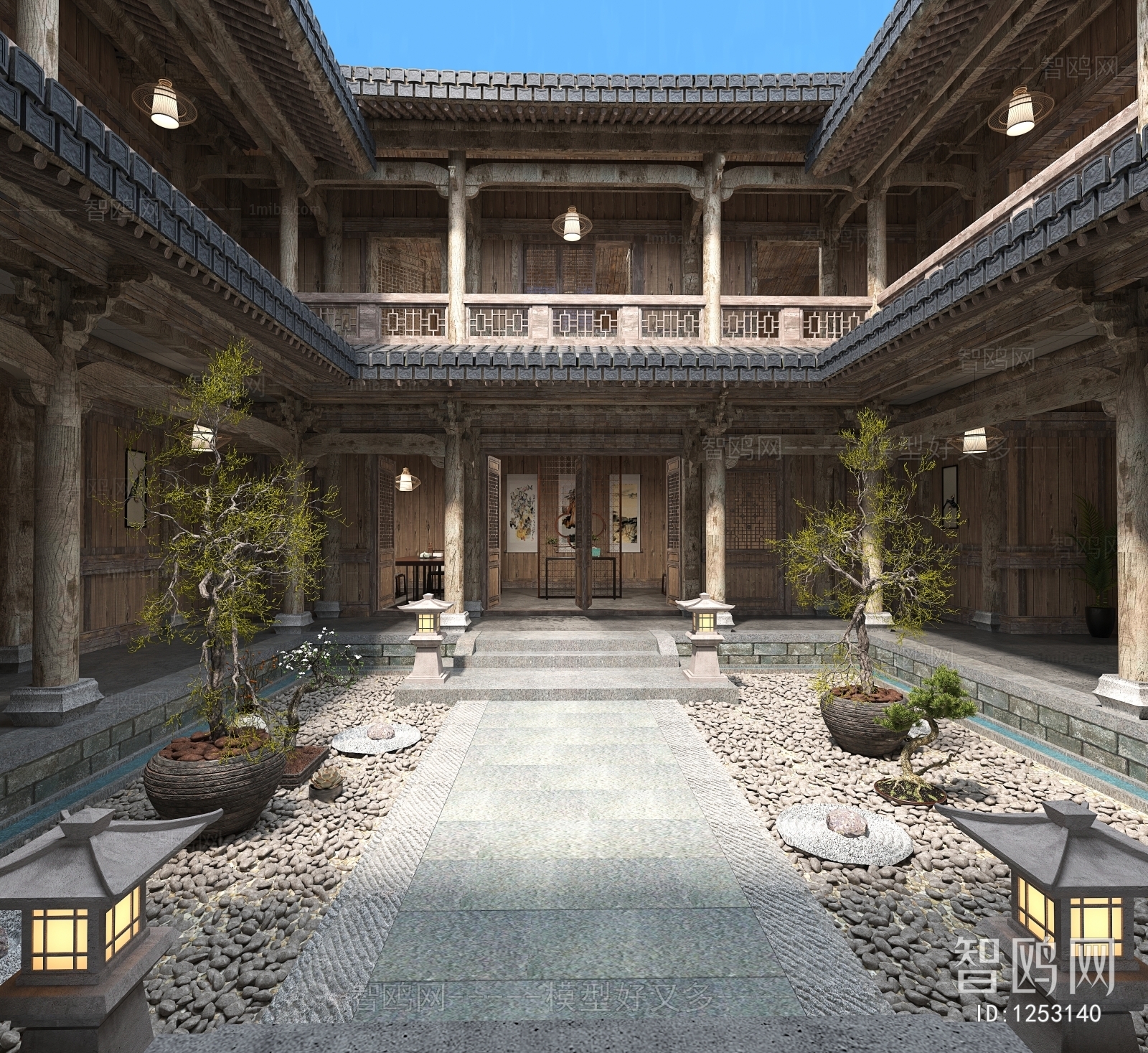 Chinese Style Ancient Architectural Buildings