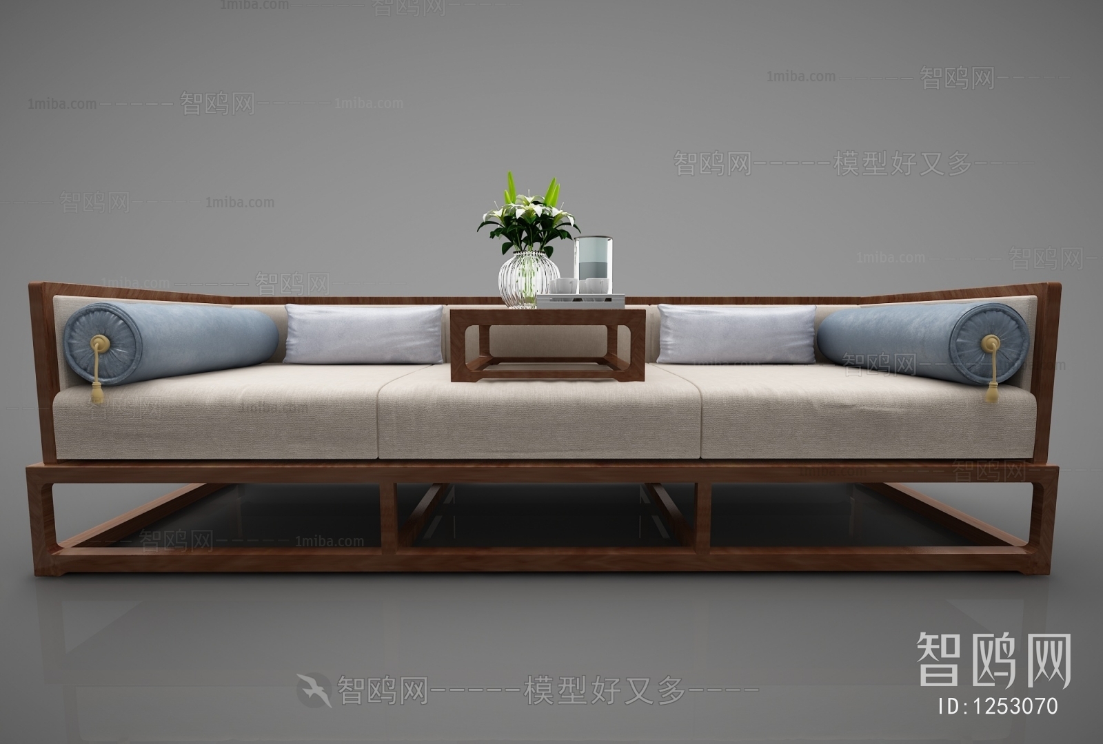 New Chinese Style A Sofa For Two