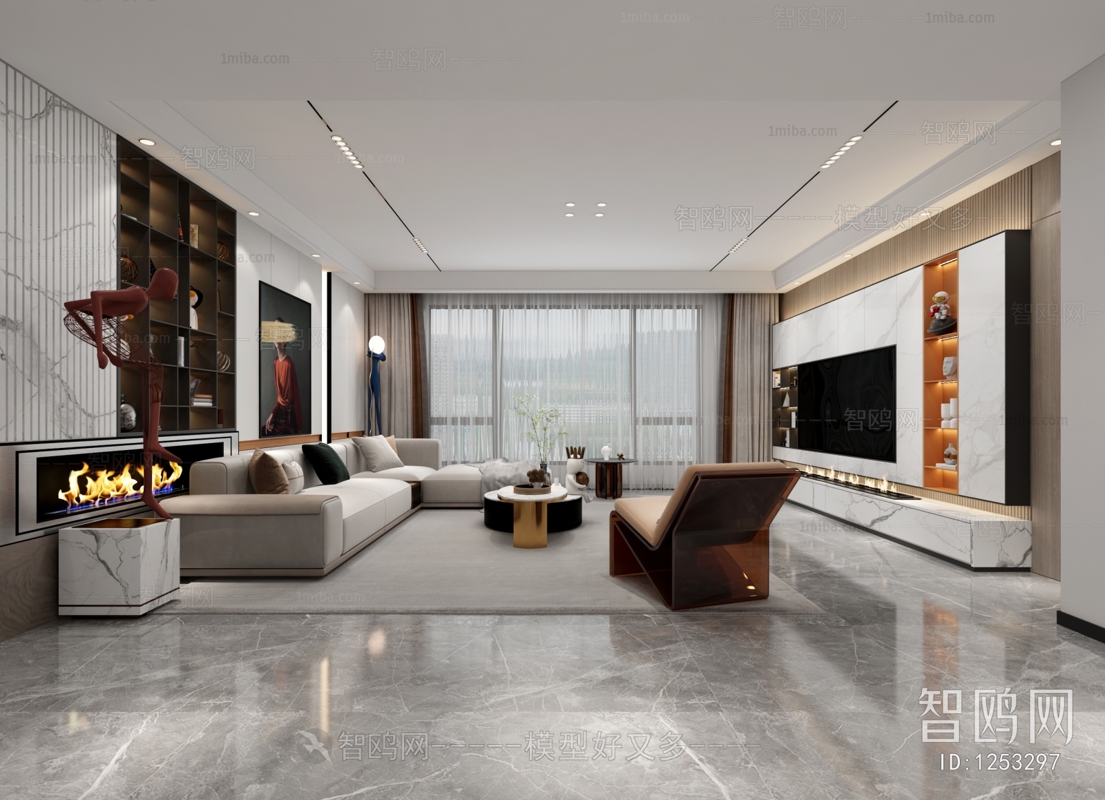 Modern A Living Room