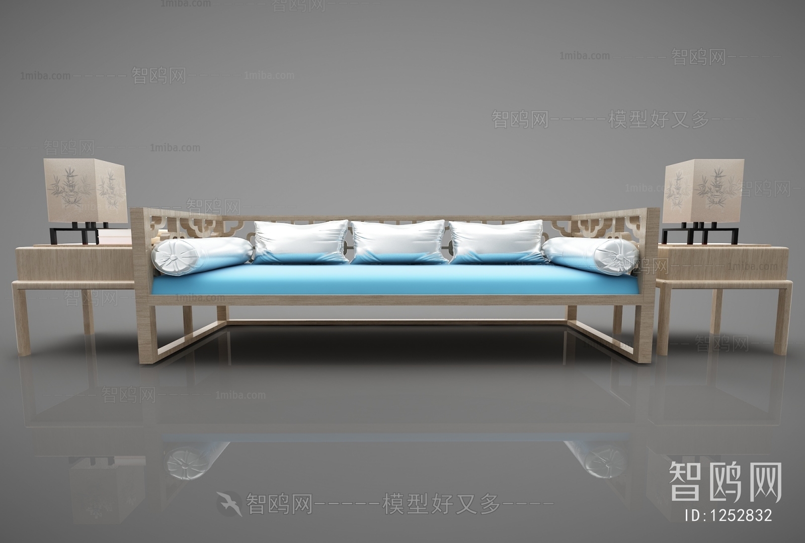 New Chinese Style Multi Person Sofa