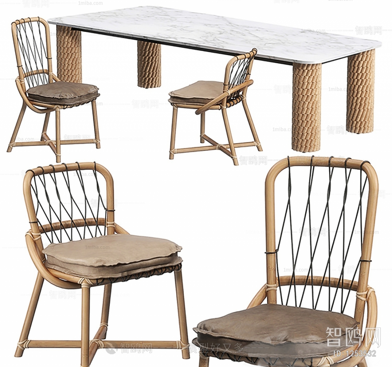 Nordic Style Dining Table And Chairs