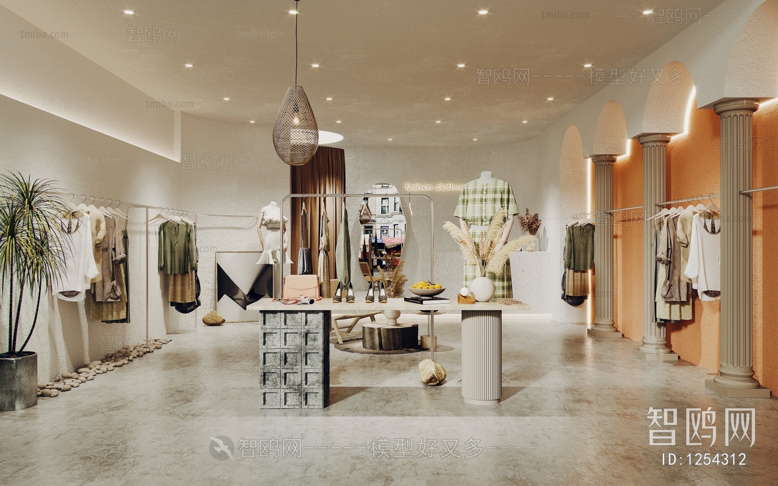 Modern Wabi-sabi Style Clothing Store