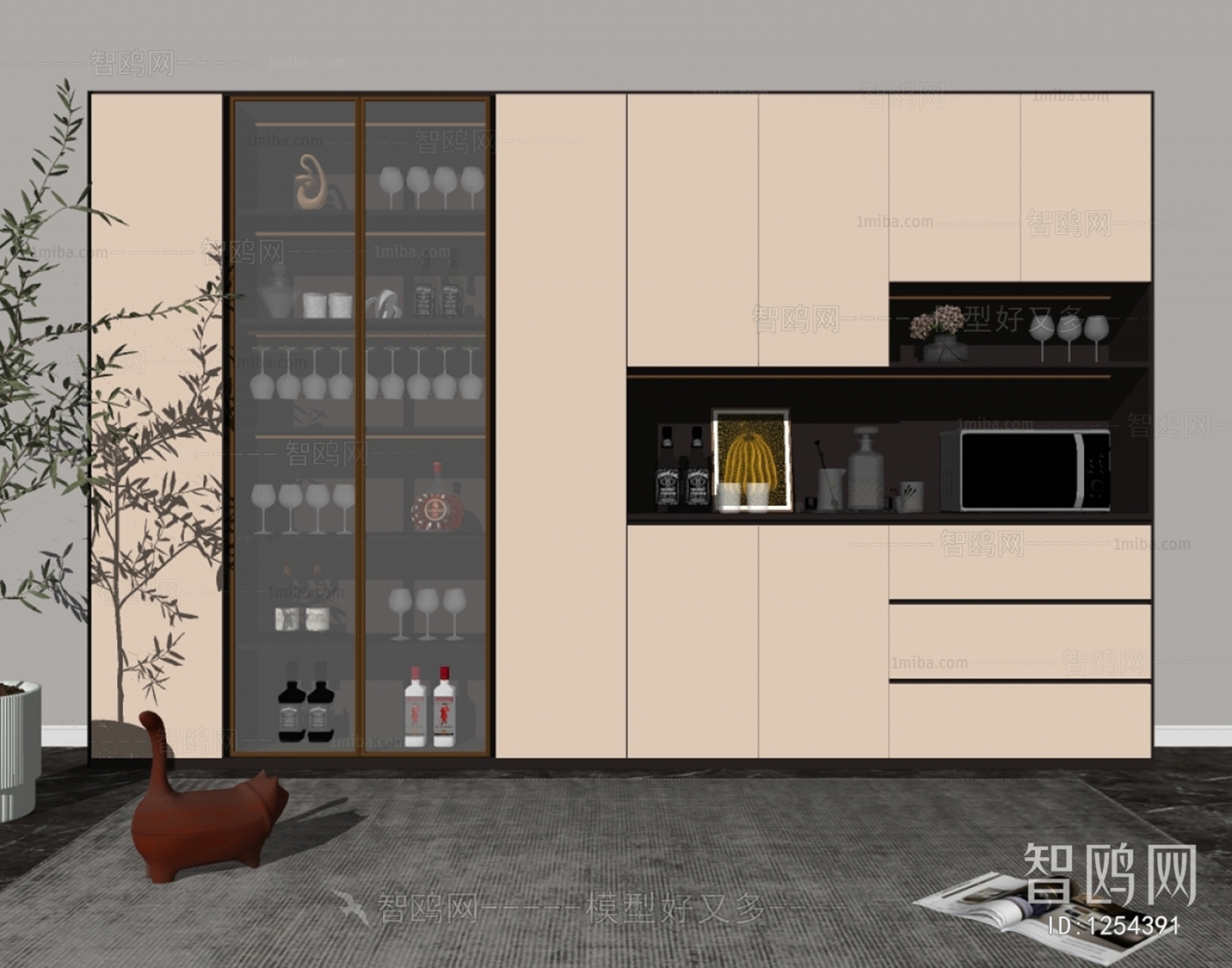 Modern Wine Cabinet